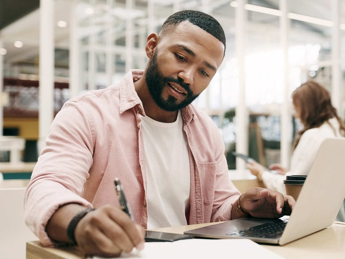 Man Studying