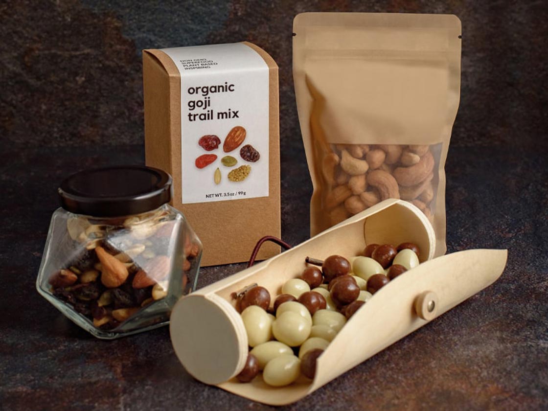 food on a table